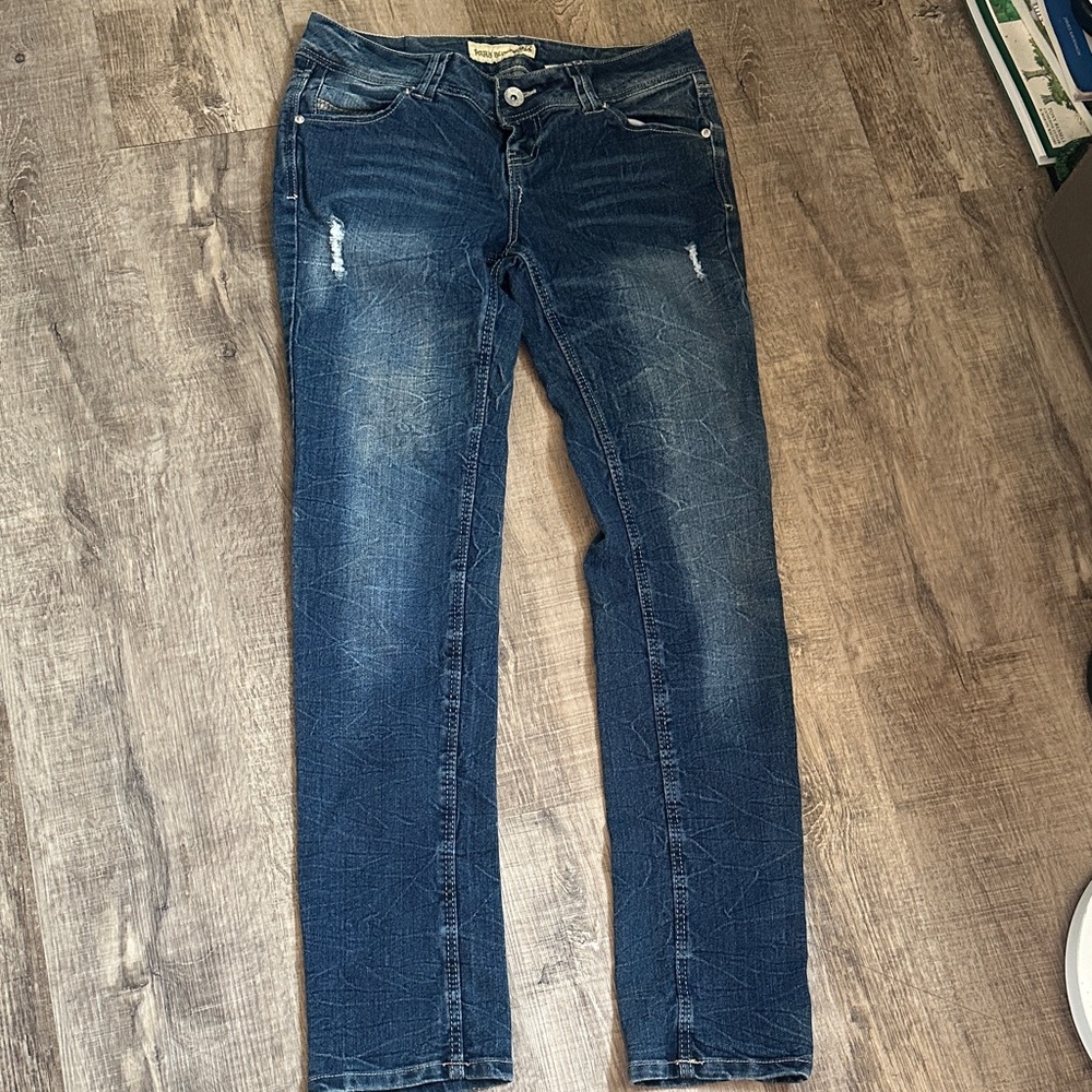 Paris Blues Dark Wash Straight Leg Jeans